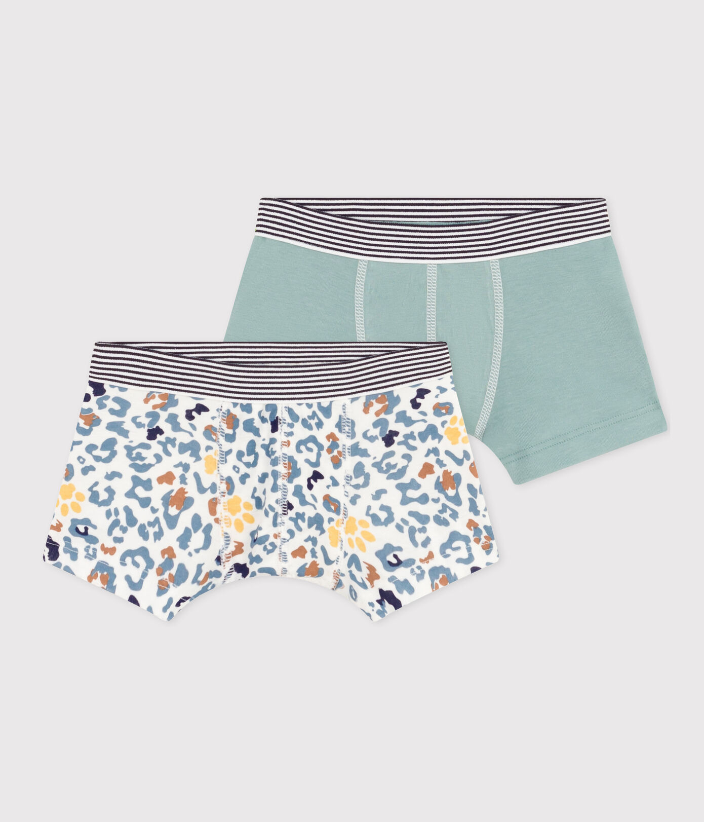 Lot de 2 boxers en coton petit garçon
