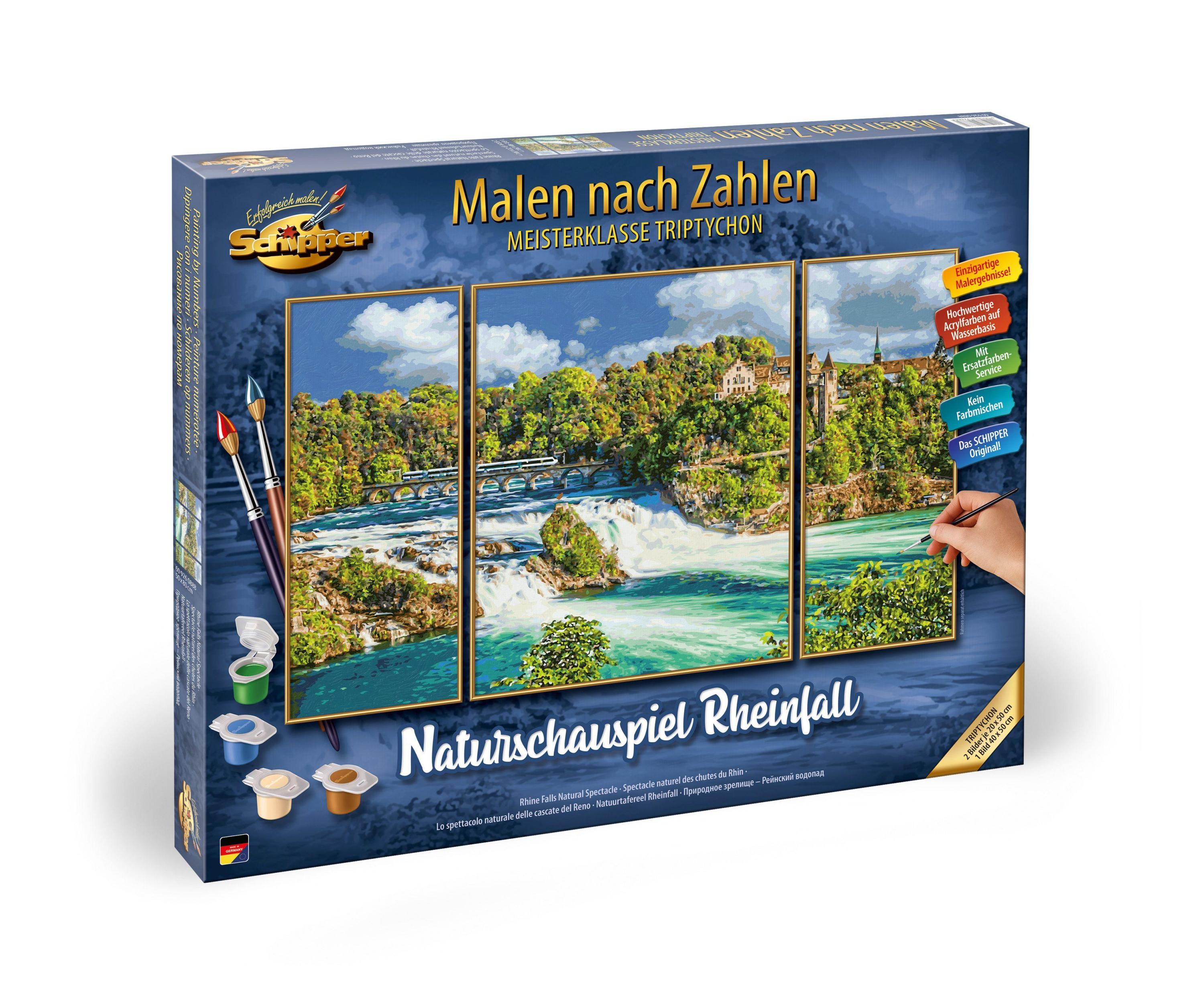 Malen nach Zahlen - Naturschauspiel Rheinfall