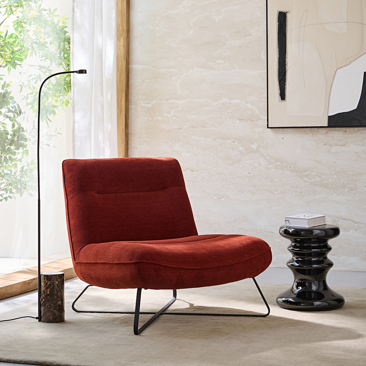 AM.PM<br>Poltrona de veludo, Helma