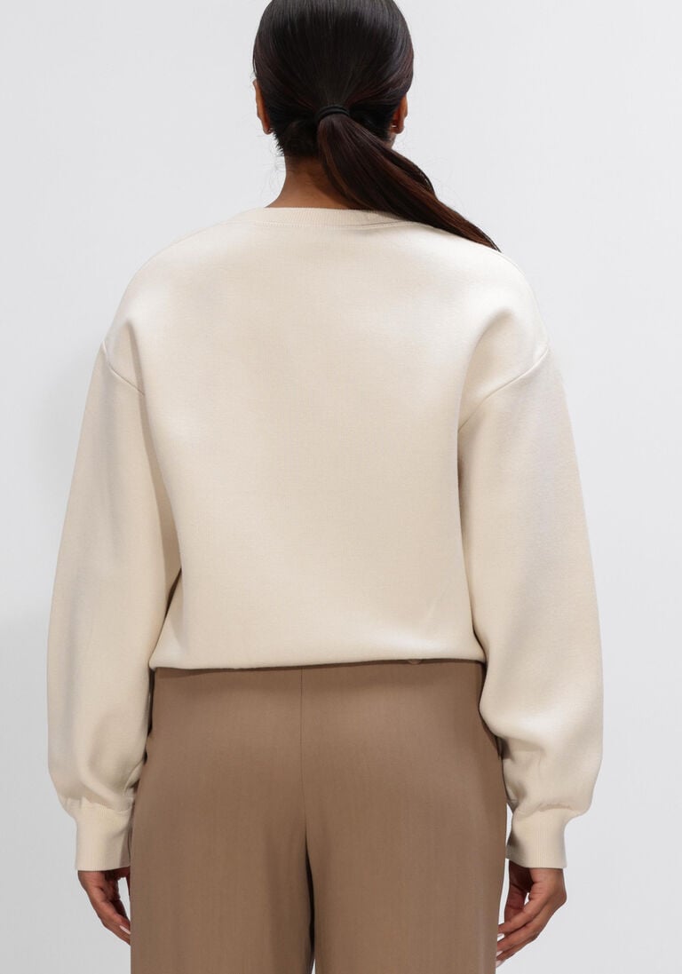 creme elisabetta franchi sweater mk70q61e2