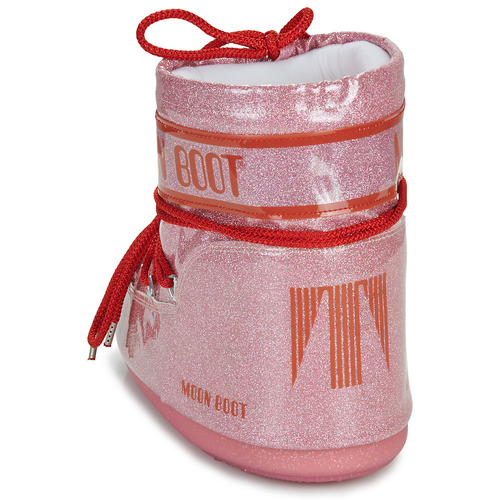 Moon Boot - MB ICON LOW GLITTER - Rose / Rouge