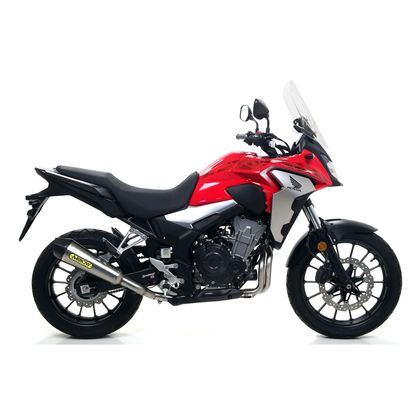 Silencieux Arrow X-Kone Nichrom embout carbone - Gris