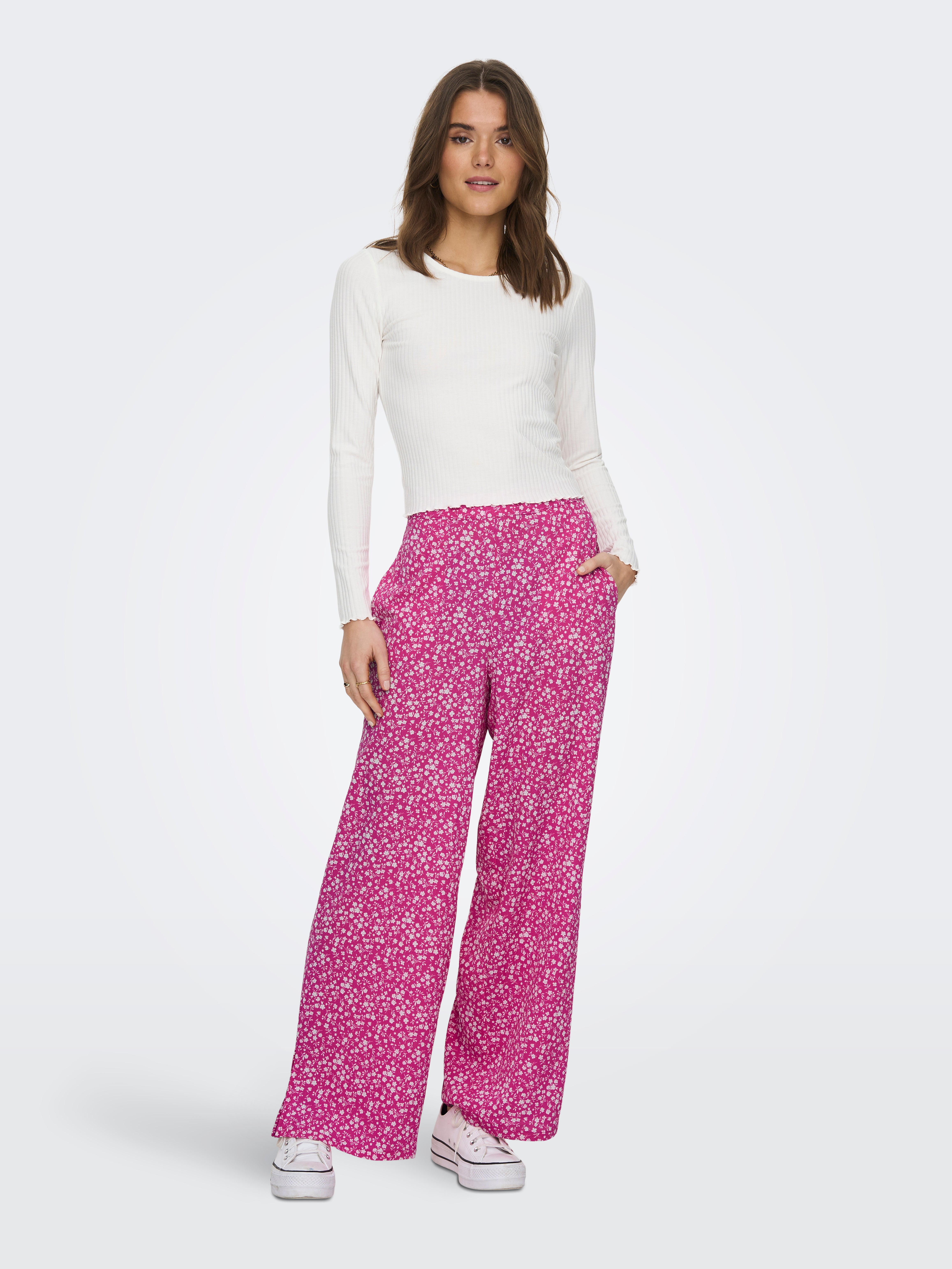 ONLNOVA Locker geschnitten Klassische Hose Very Berry