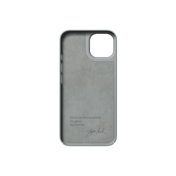 Nudient iPhone 14 Deksel Thin Case MagSafe Concrete Grey