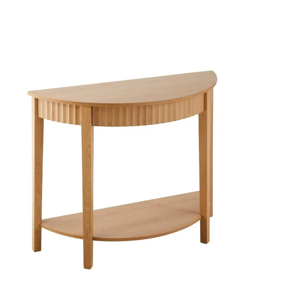 CALICOSY - Sidetable BOLOGNE - Licht hout - 76x100x40 cm