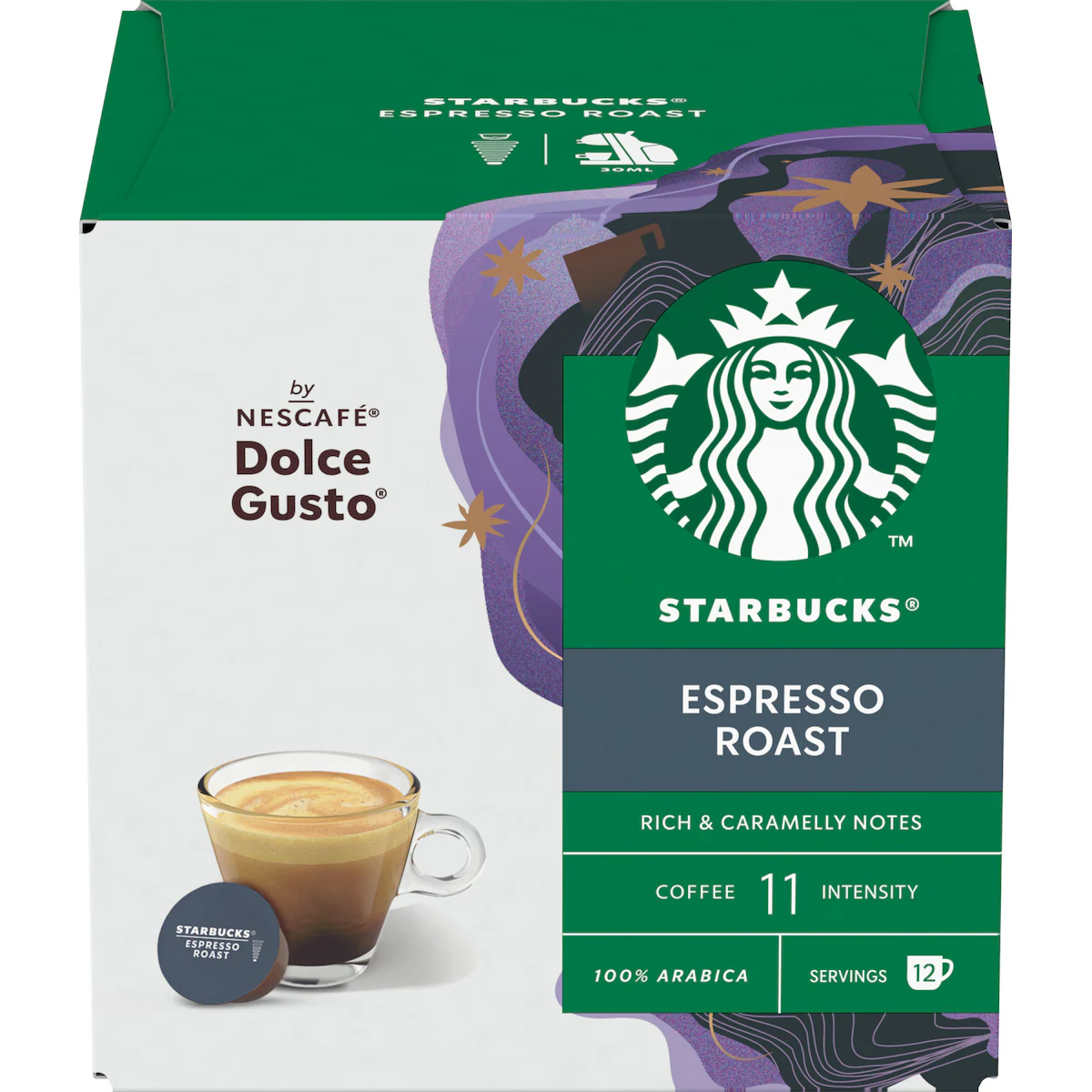 Starbucks Espresso Roast av NESCAFÉ Dolce Gusto kaffekapsler (12-pk)