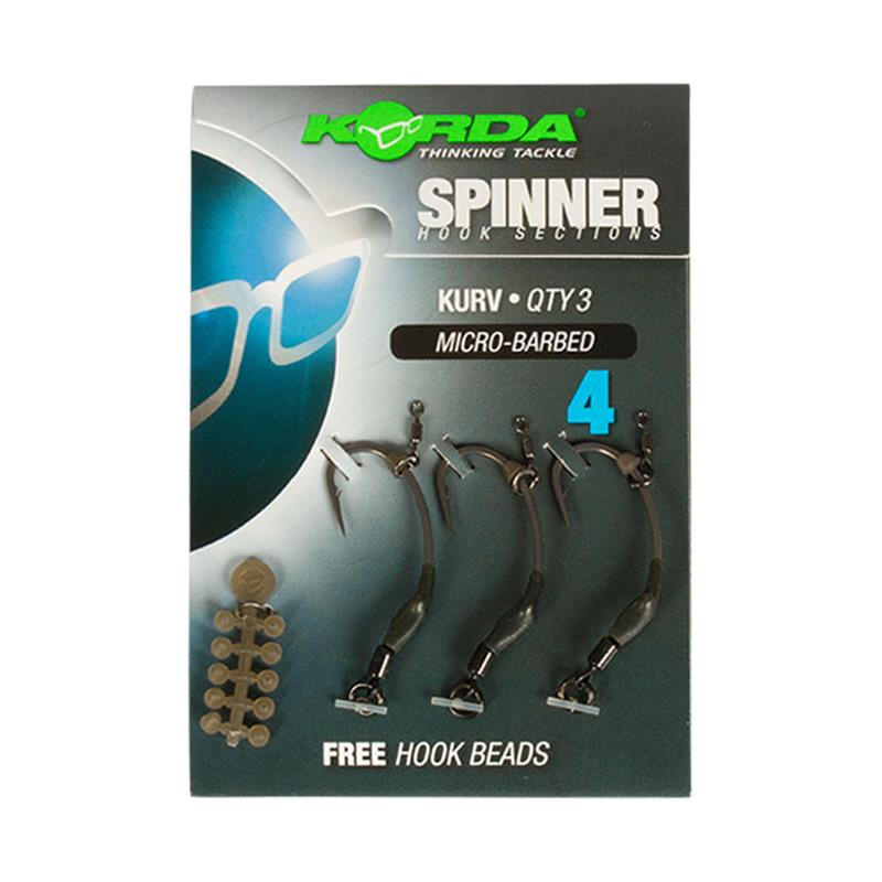 Hamecon Carpe Korda Spinner Hook Sections Kurv