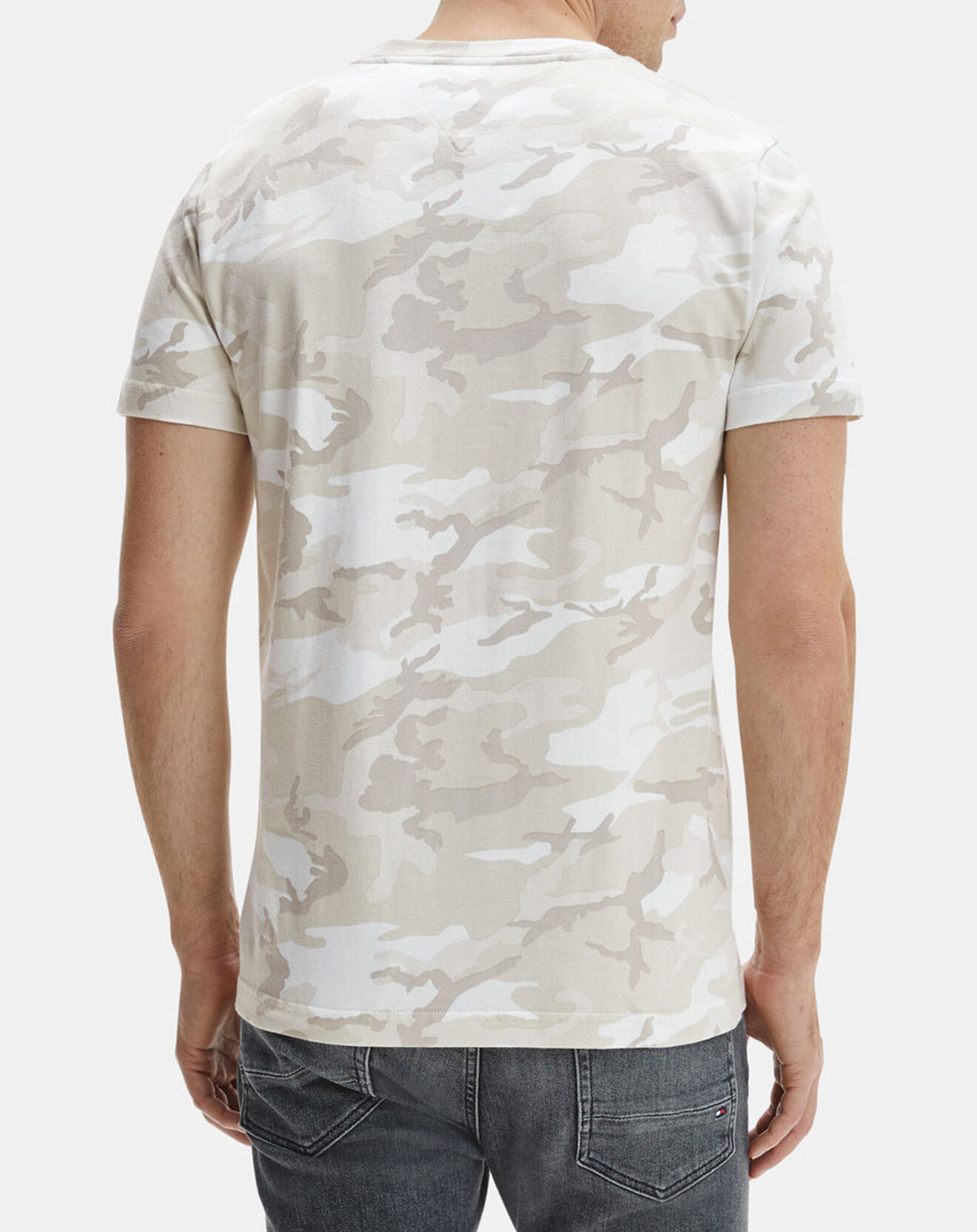 Tommy Hilfiger T-Shirt Tommy Logo camouflage beige clair