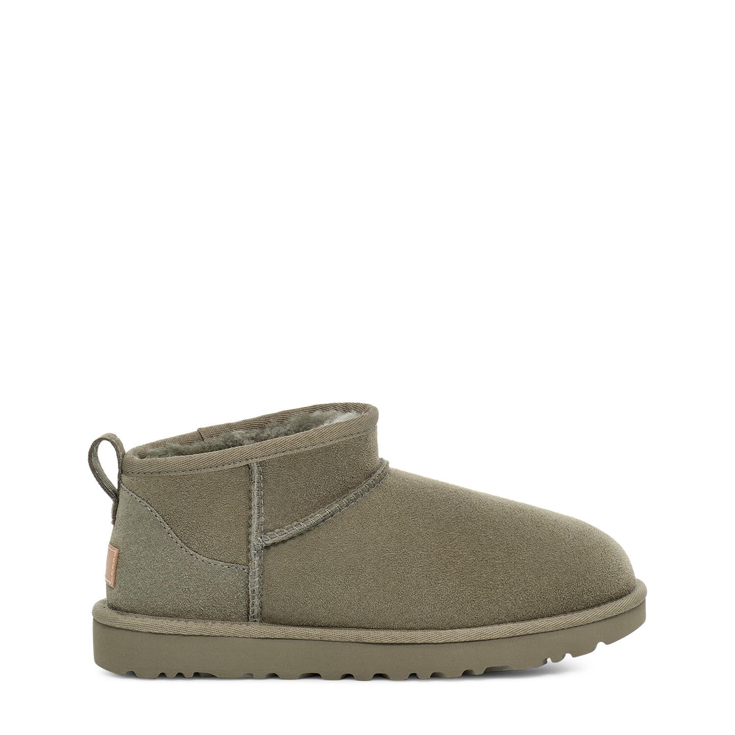 UGG  W Classic Ultra Mini bamsestøvler - Moss green