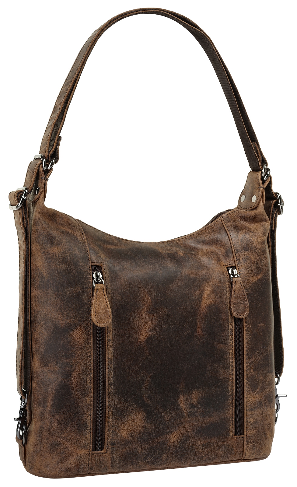 Bagan Cityrucksack echt Leder
