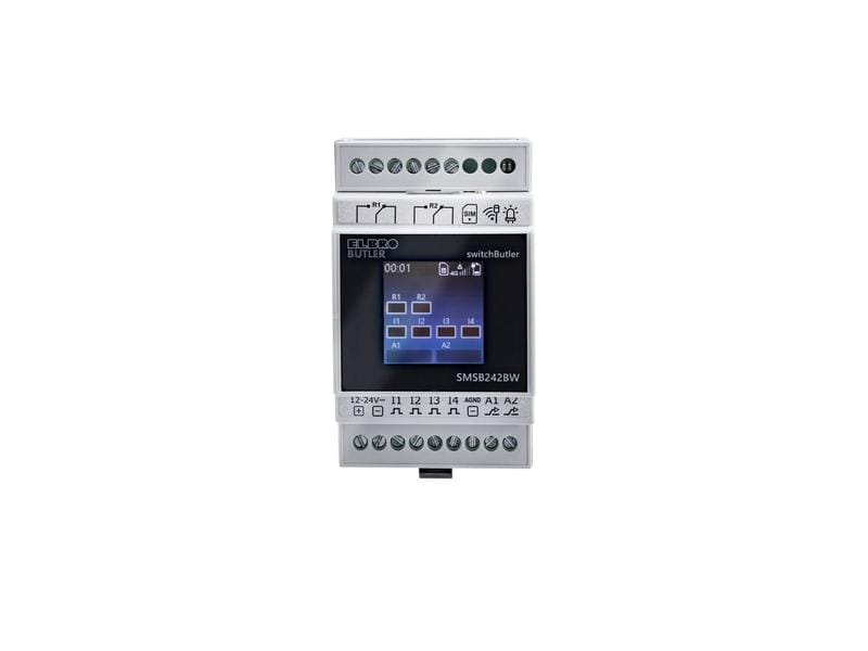 Elbro SwitchButler SMSB242BW 4G/Bluetooth Fernschalt- und Überwachungsmodul 4G/Bluetooth