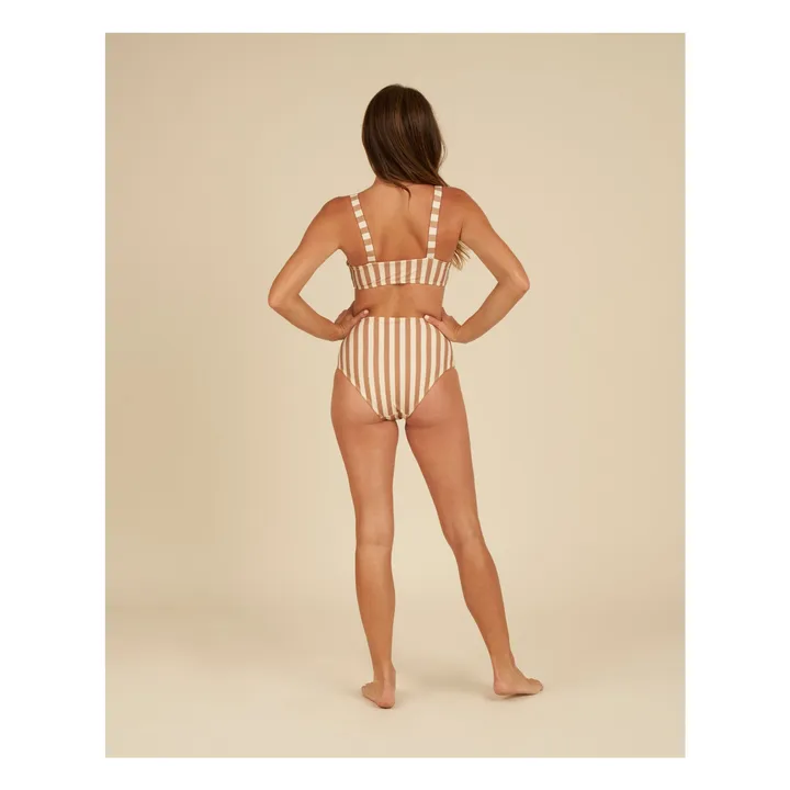 Rylee + Cru Bas de Maillot de Bain Taille Haute  - Collection Femme | Corail