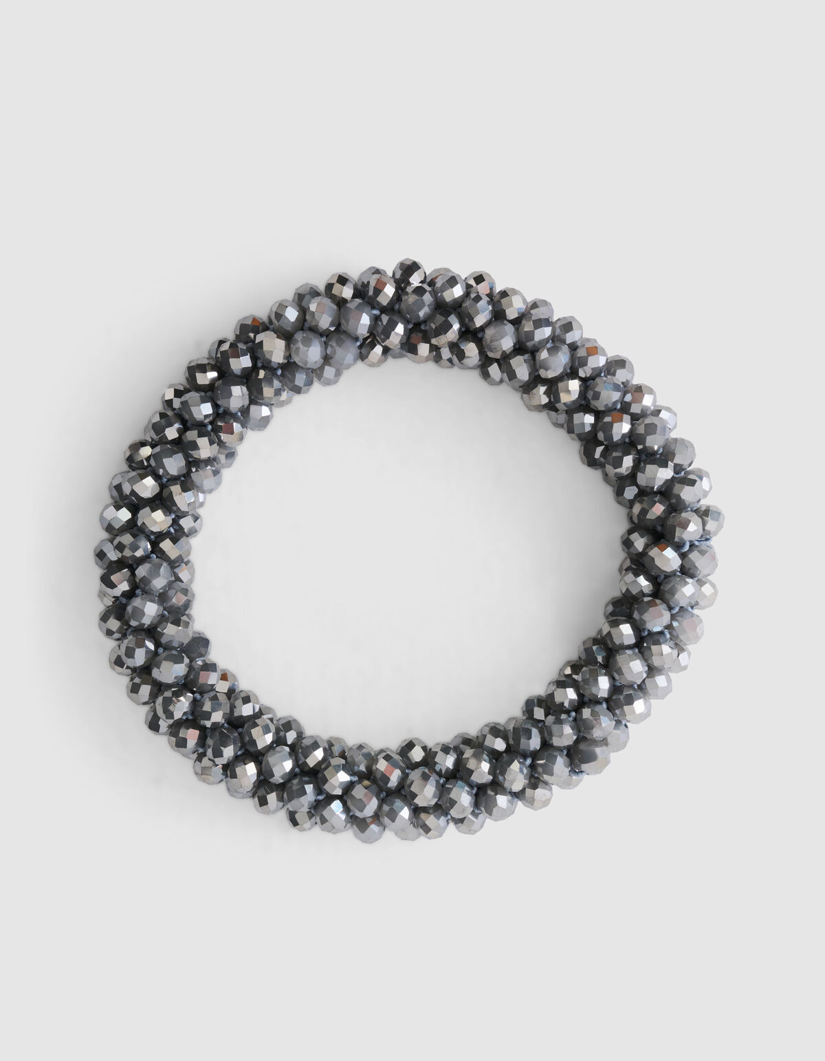 Beaded Armband Zilver