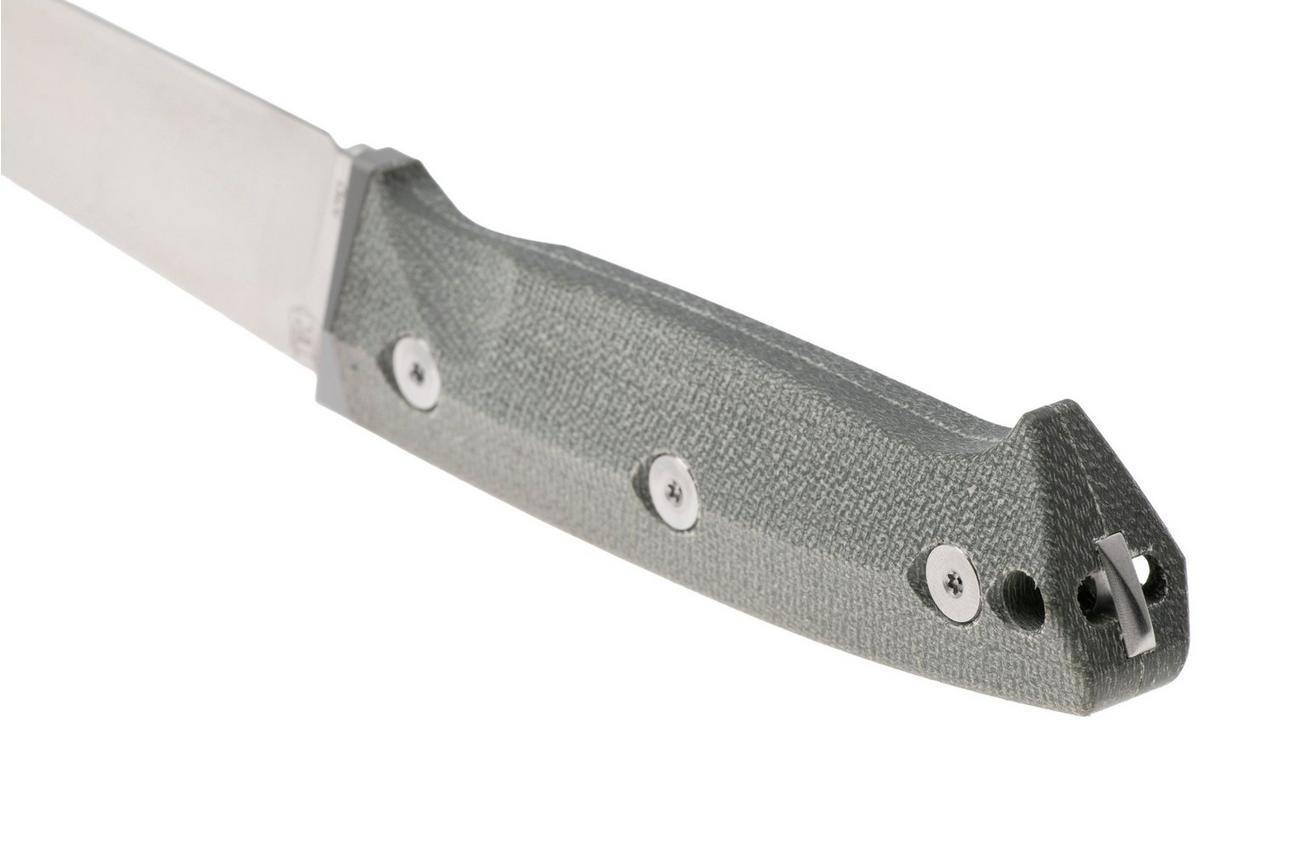Real Steel Black Thorn 3621GM, Satin K110, Green Micarta vaststaand mes, Ivan Braginets design