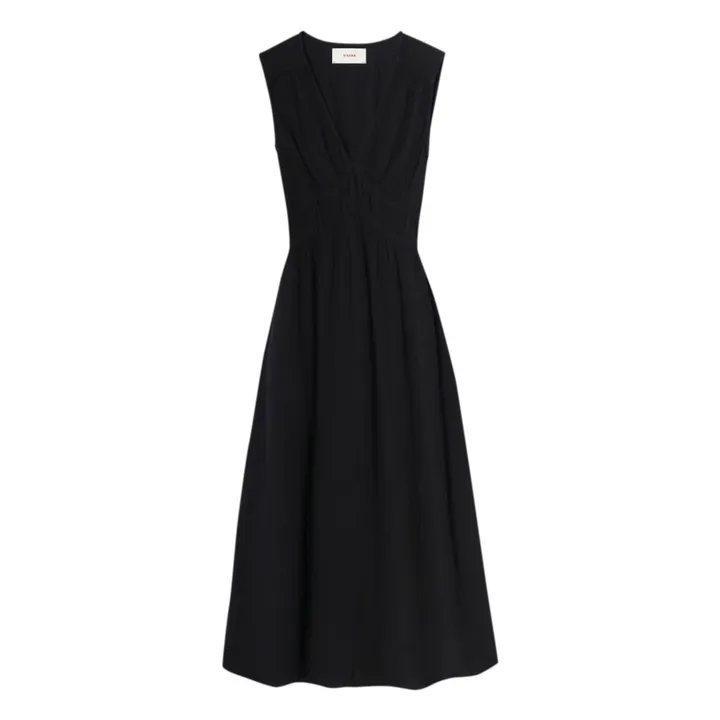 Xirena Robe Arwen Gaze de Coton | Noir