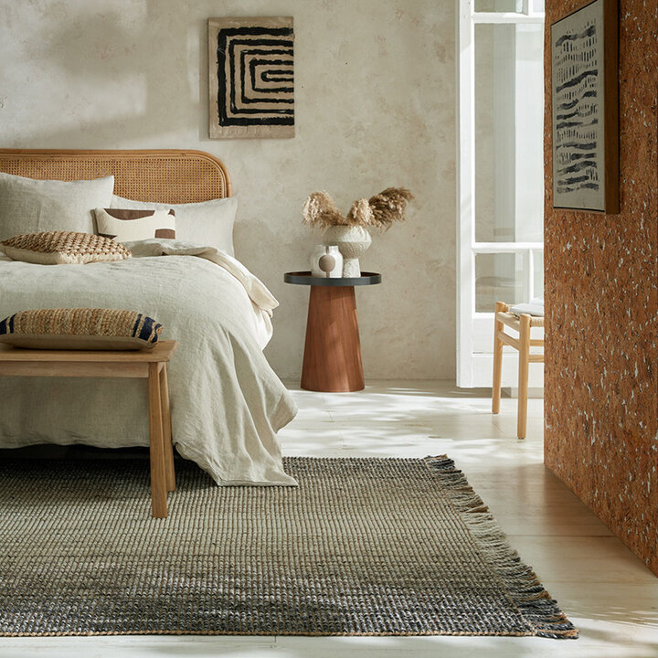 Jute vloerkleed - Motto Ombre Grijs