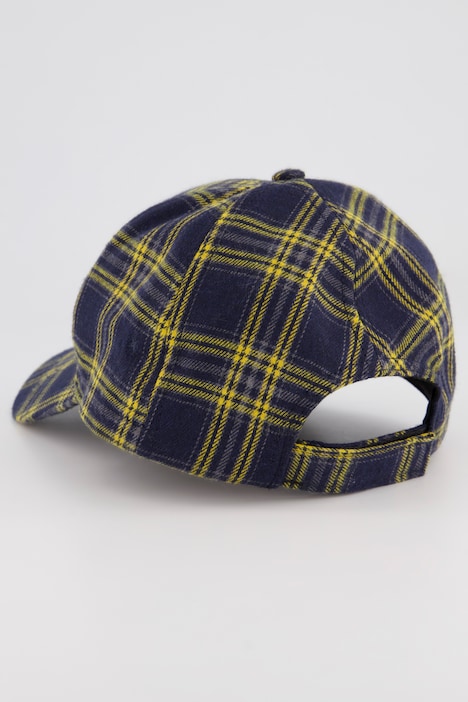 Basecap, Karomuster, weitenverstellbar, Schirmmütze