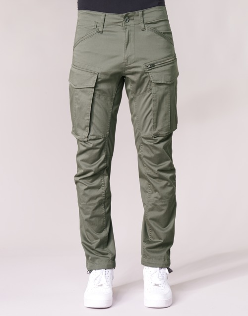 G-Star Raw - ROVIC ZIP 3D STRAIGHT TAPERED - Gris / Vert