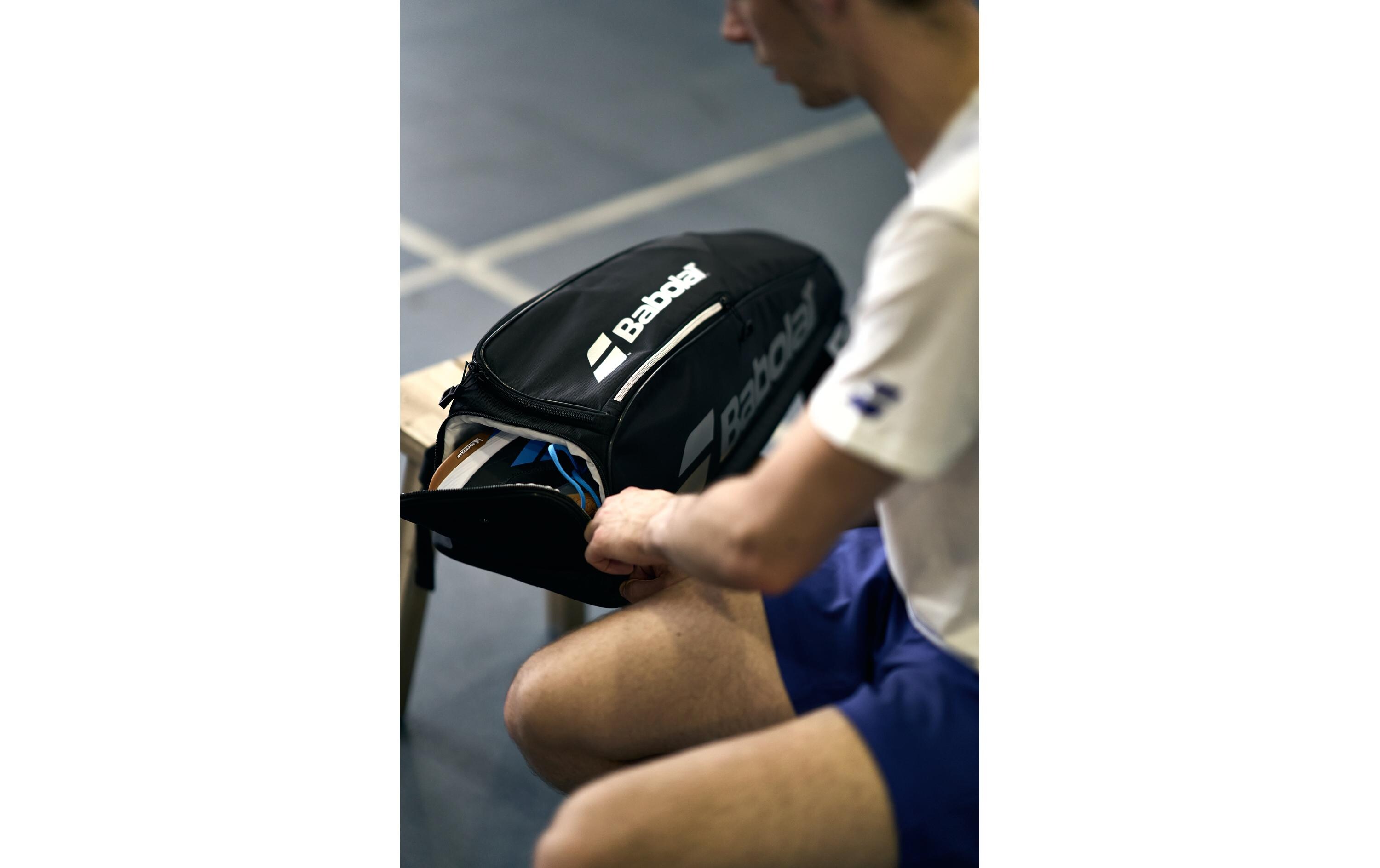 Badmintobag Backrack 3 - SchwarzBadmintontasche