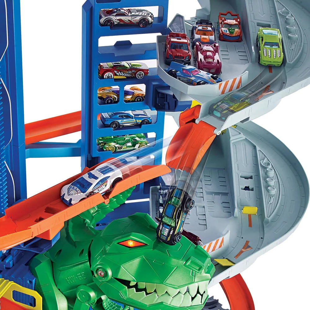 HOT WHEELS - SUPER DINO ROBOT GARAGE