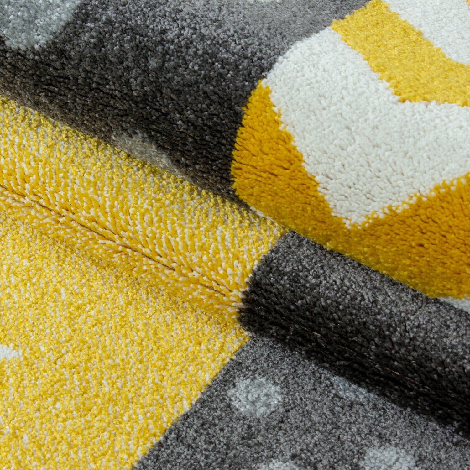 Wunderschöne Kinderteppiche kurzflor 11 mm Teppich mit Herz Motiven Rund Viereck