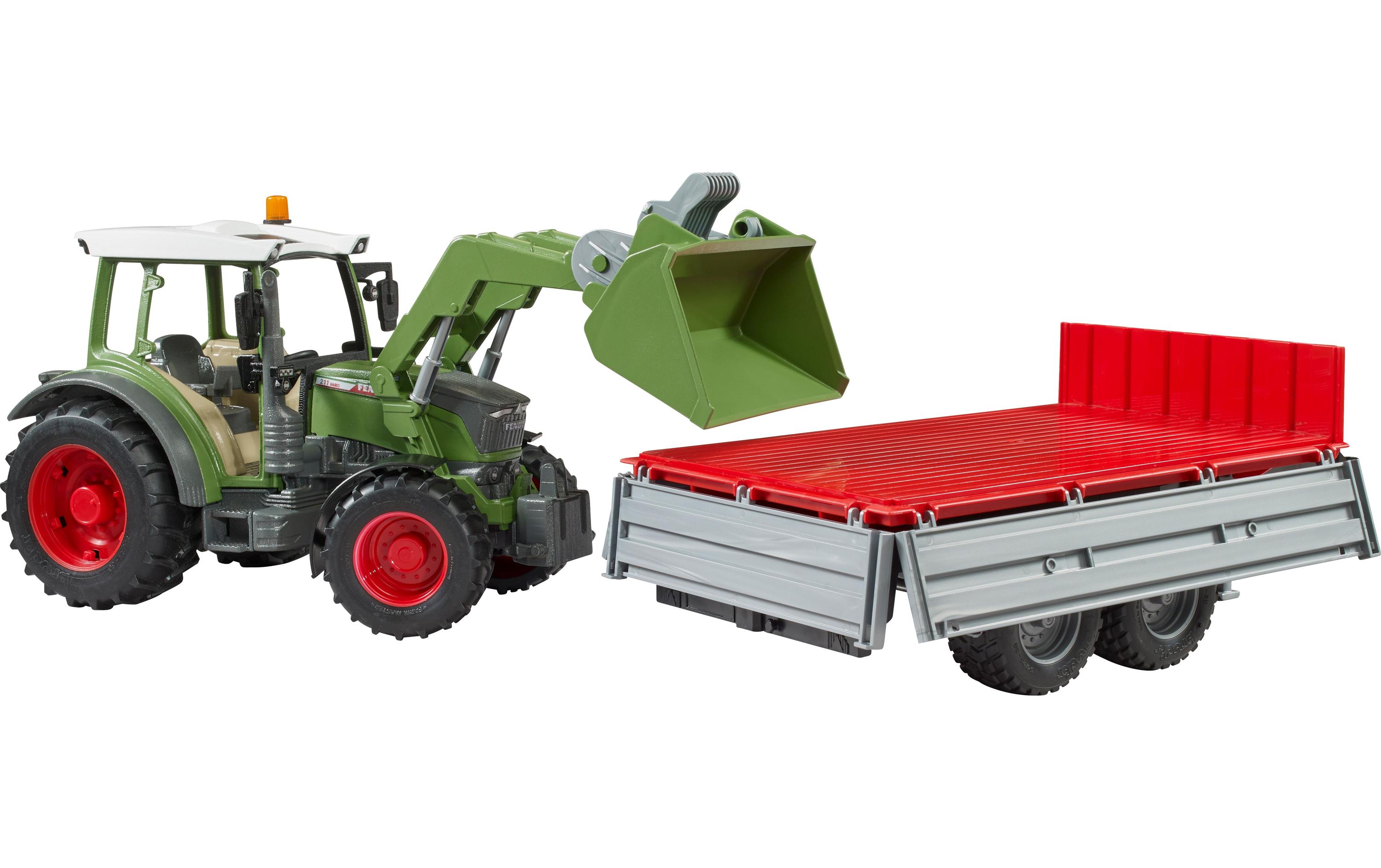 Track Builder Fendt Vario 211 mit FrontladerSpielzeug-Traktor