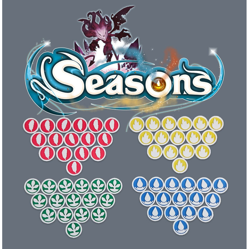 64 Jetons pour le Jeu Seasons