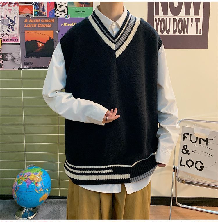 Trimecca - V-hals trui vest