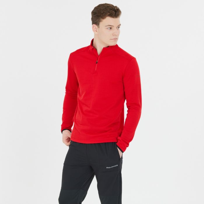 Endurance Herre Trøjer Toko Midlayer Rød