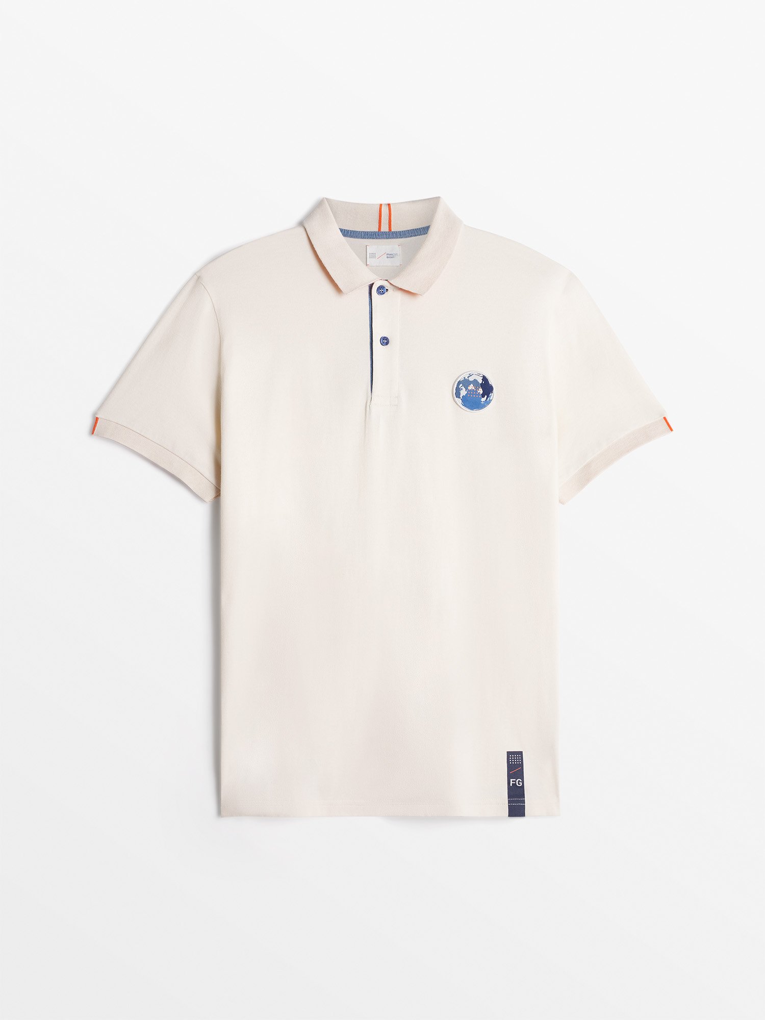 Polo Homme Capsule F. Gabart Blanc