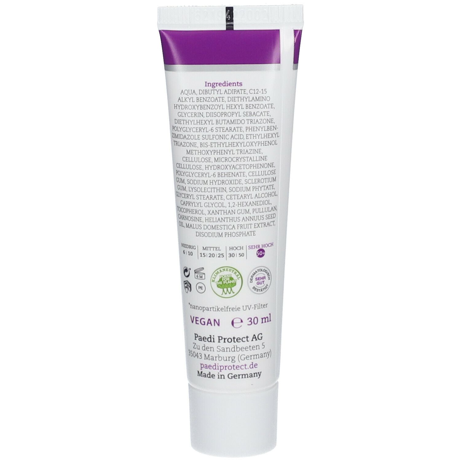 PAEDIPROTECT Gesichtssonnencreme