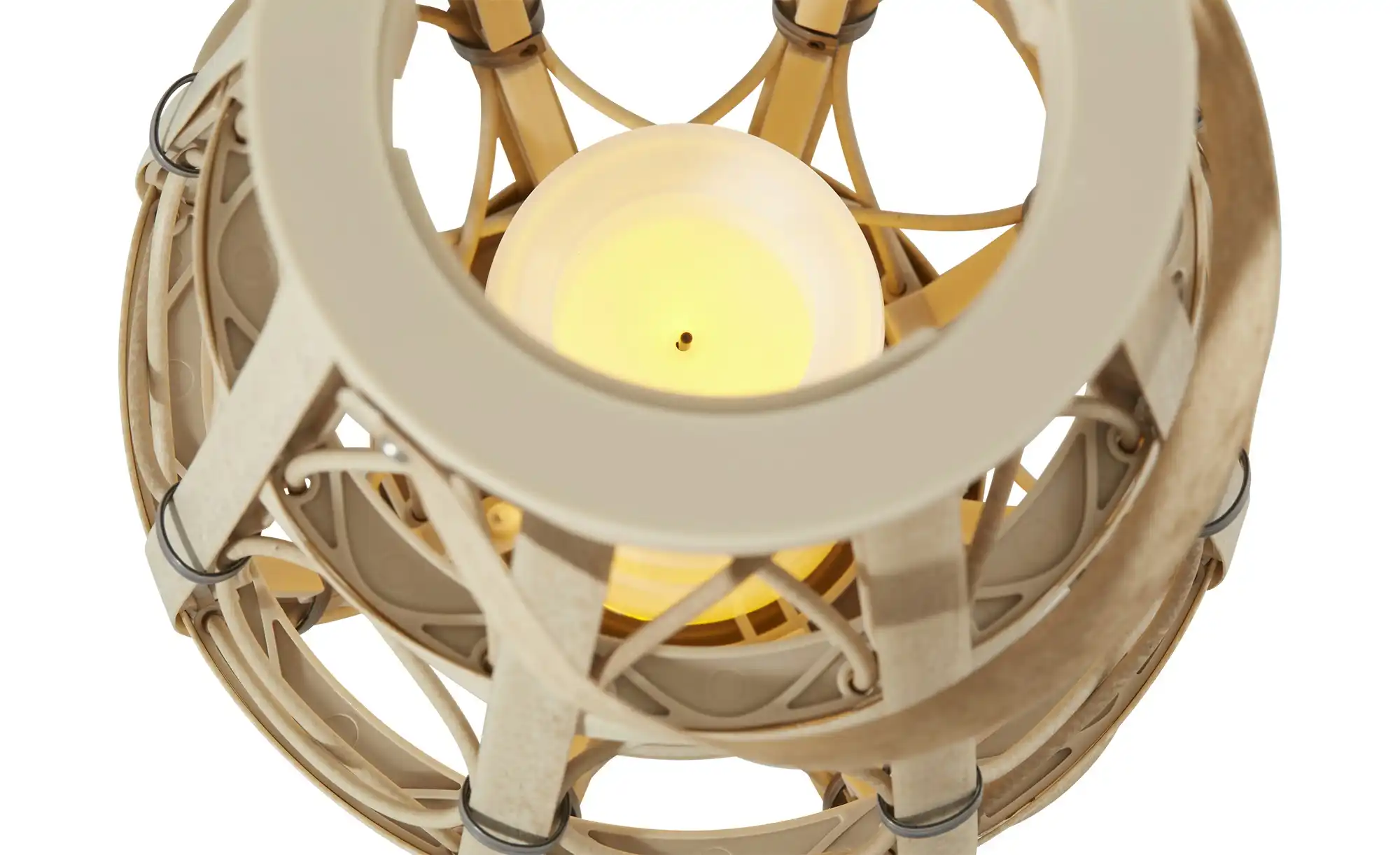 Trio Solar-Aussen-Tischleuchte, beige `klein´