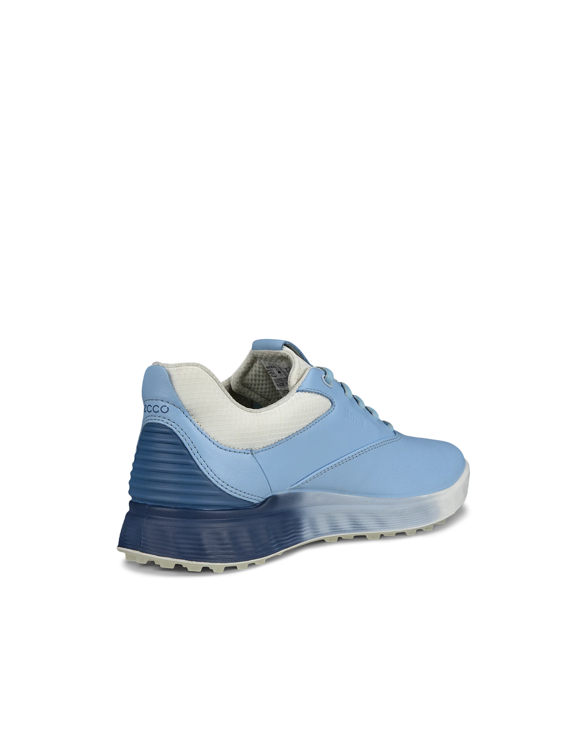ECCO W Golf S-Three Damen Golfschuh aus Leder mit Gore-Tex Blau