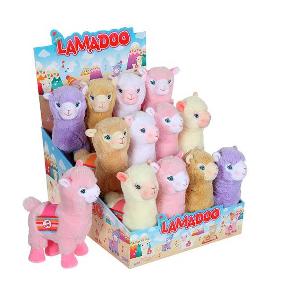 Peluche sonore Lama