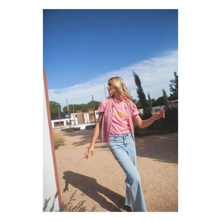 Marlot Paris T-Shirt Coton Bio Jil - Collection Femme | Rose bonbon