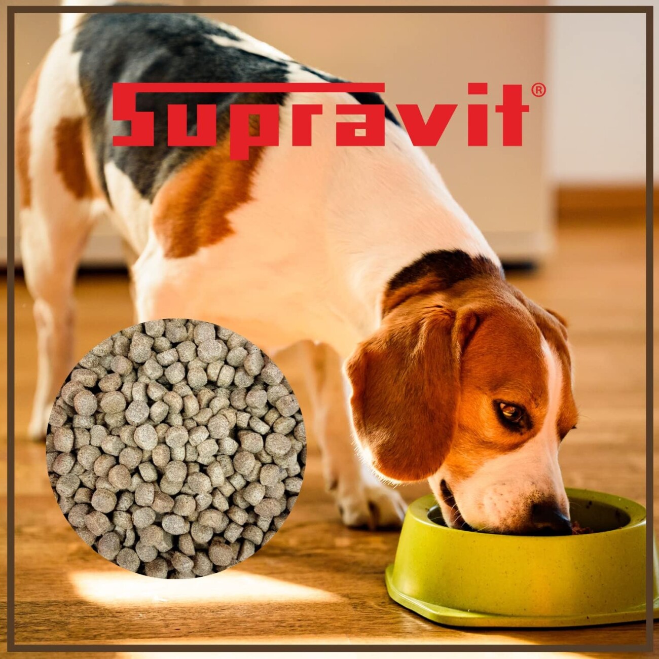 Supravit Hundefutter trocken | Huhn mit Mais | schmackhaft und gut verträglich | Hunde Trockenfutter für alle Rassen | enthält wichtige Nähr- und Vitalstoffe 5 kg