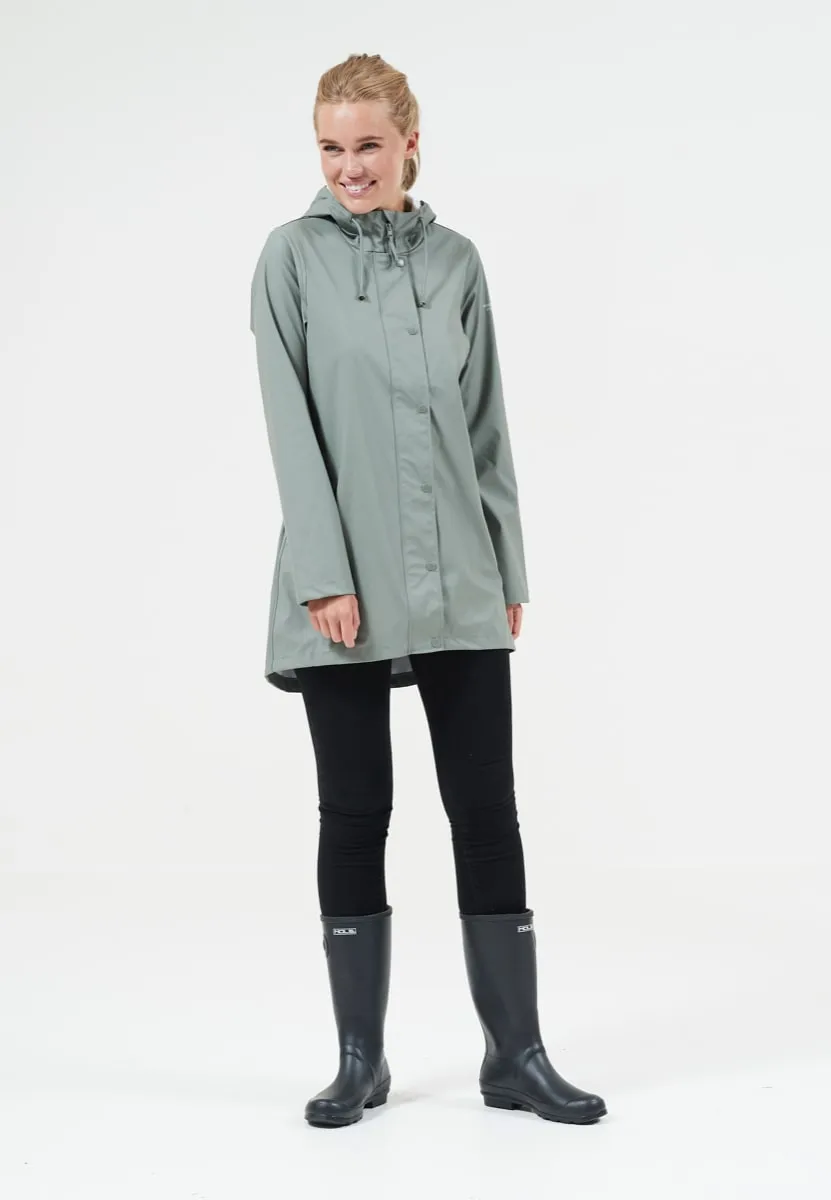 Weather Report Petra W Rain jacket Agave Green