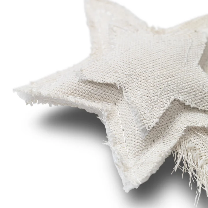 Ferm Living - Vela Sternornamente, natur (4er-Set)