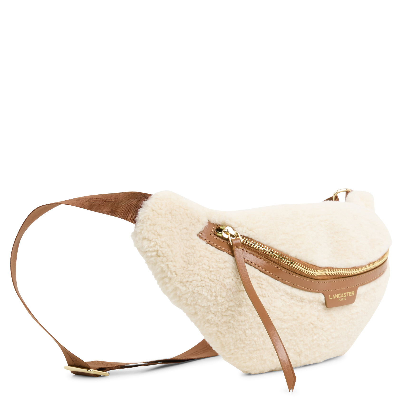 MOUMOUTE - Sac banane en sherpa | Marron