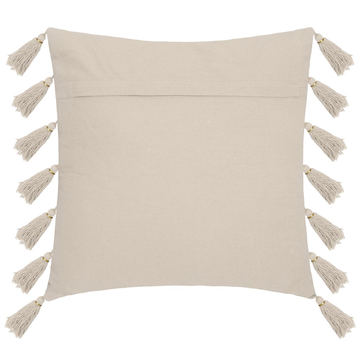 COUSSIN POMPON GYPSY IVOIRE 50X50CM