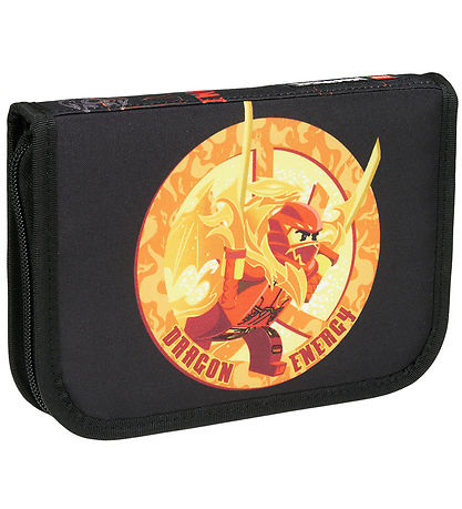 LEGO® Ninjago Federmäppchen m. Inhalt - Drache Energy - Schwarz