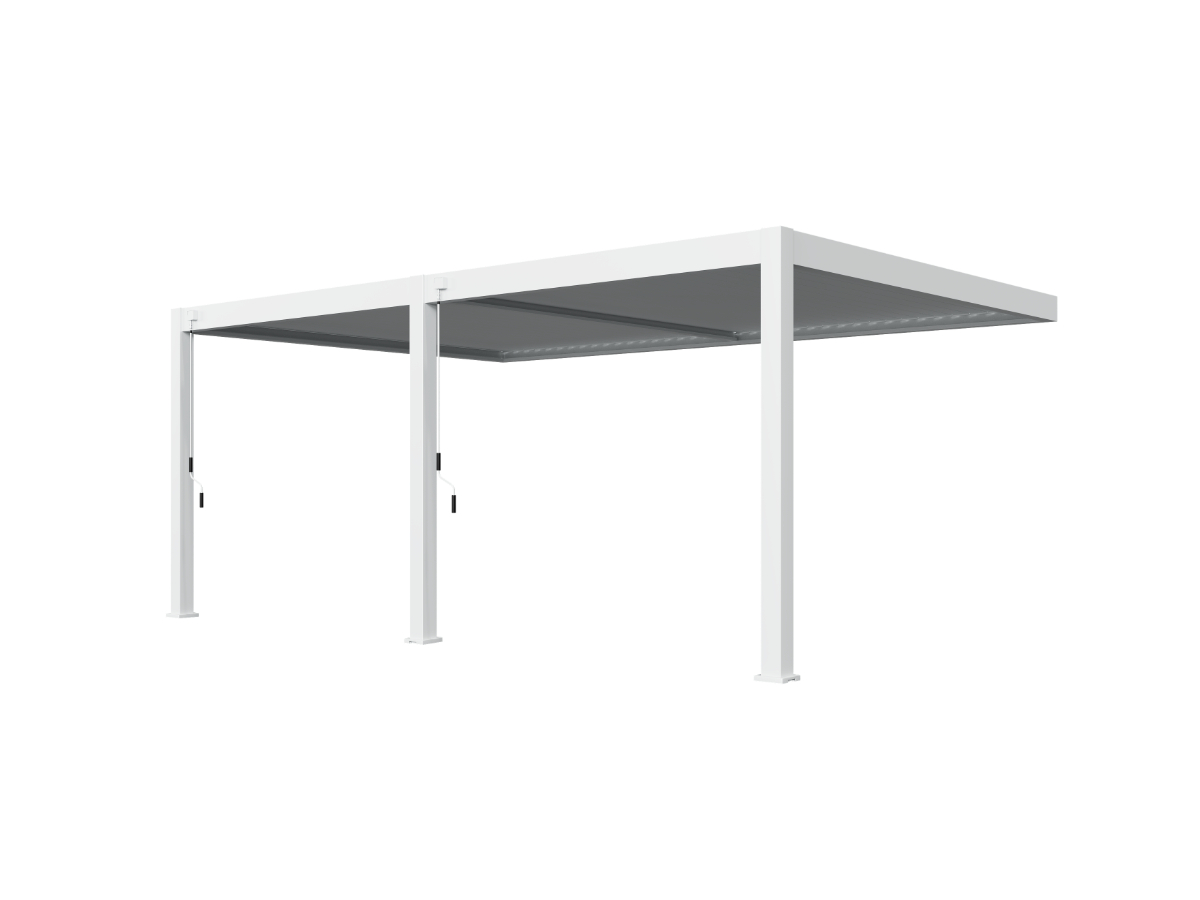Orion Premium 400 x 600 cm muur terrasoverkapping - White