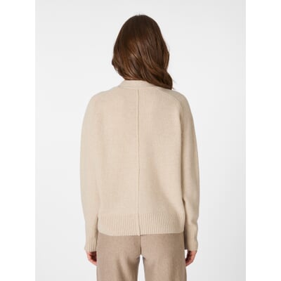 Damen-Strickjacke, Creme
