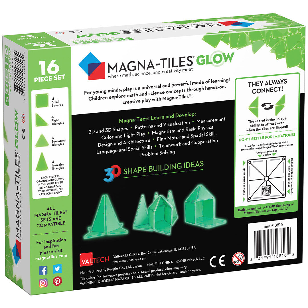 MAGNA-TILES glow in the dark - 16st