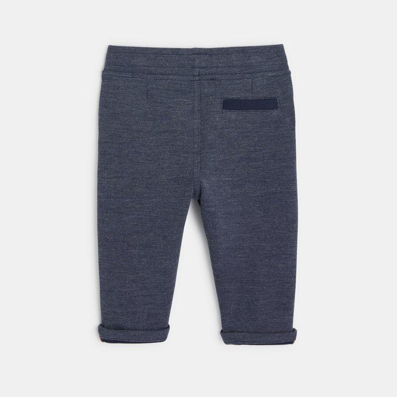 Pantalon coton fantaisie bleu bébé garçon Bleu