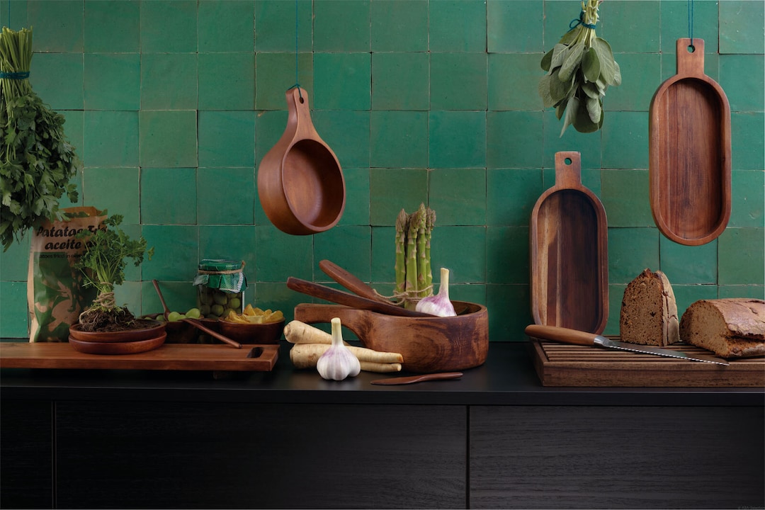 ASA Holzboard WOOD 13 x 3 x 60 cm Holz braun