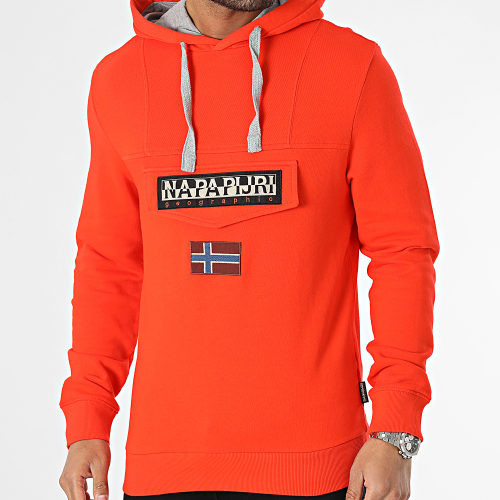 Sweat Capuche Burgee A4GBG Orange