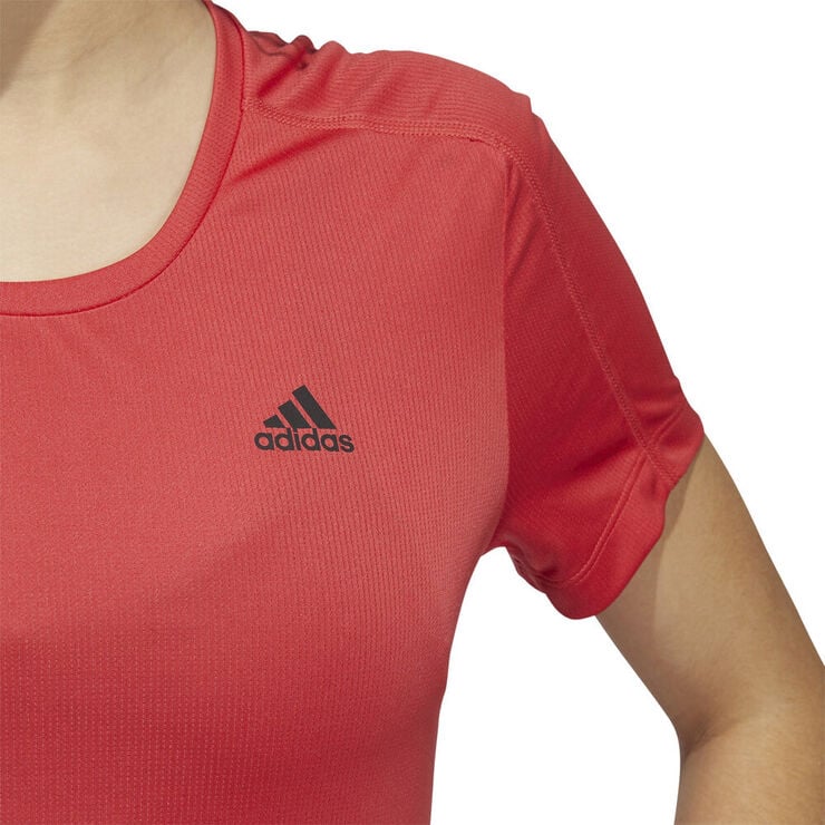 adidas Run It 3-Stripes Fast T-shirt Rød