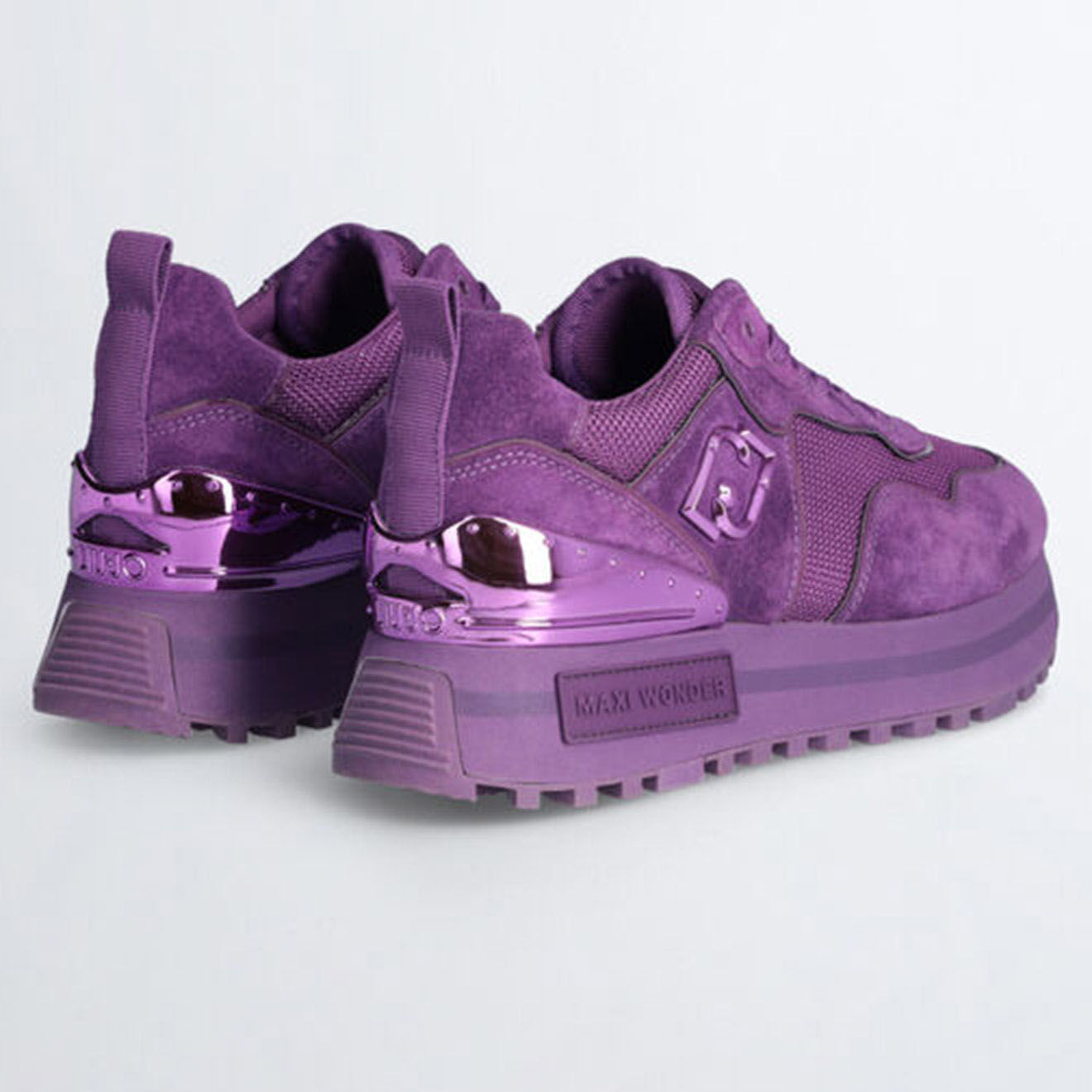 Liu-Jo Sneakers en Velours de cuir Calia violettes