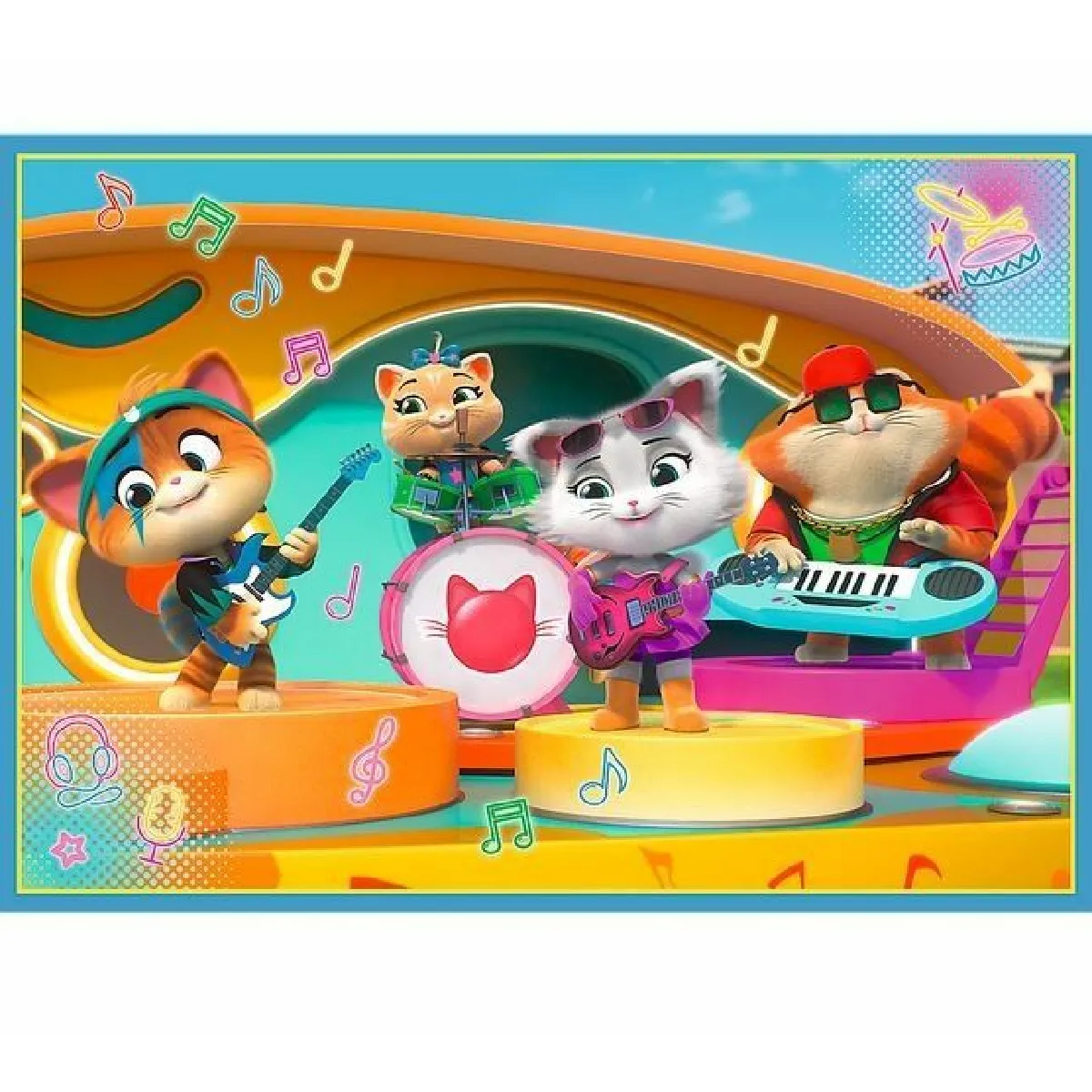 Trefl 34612 Puzzles 4x44 Cats